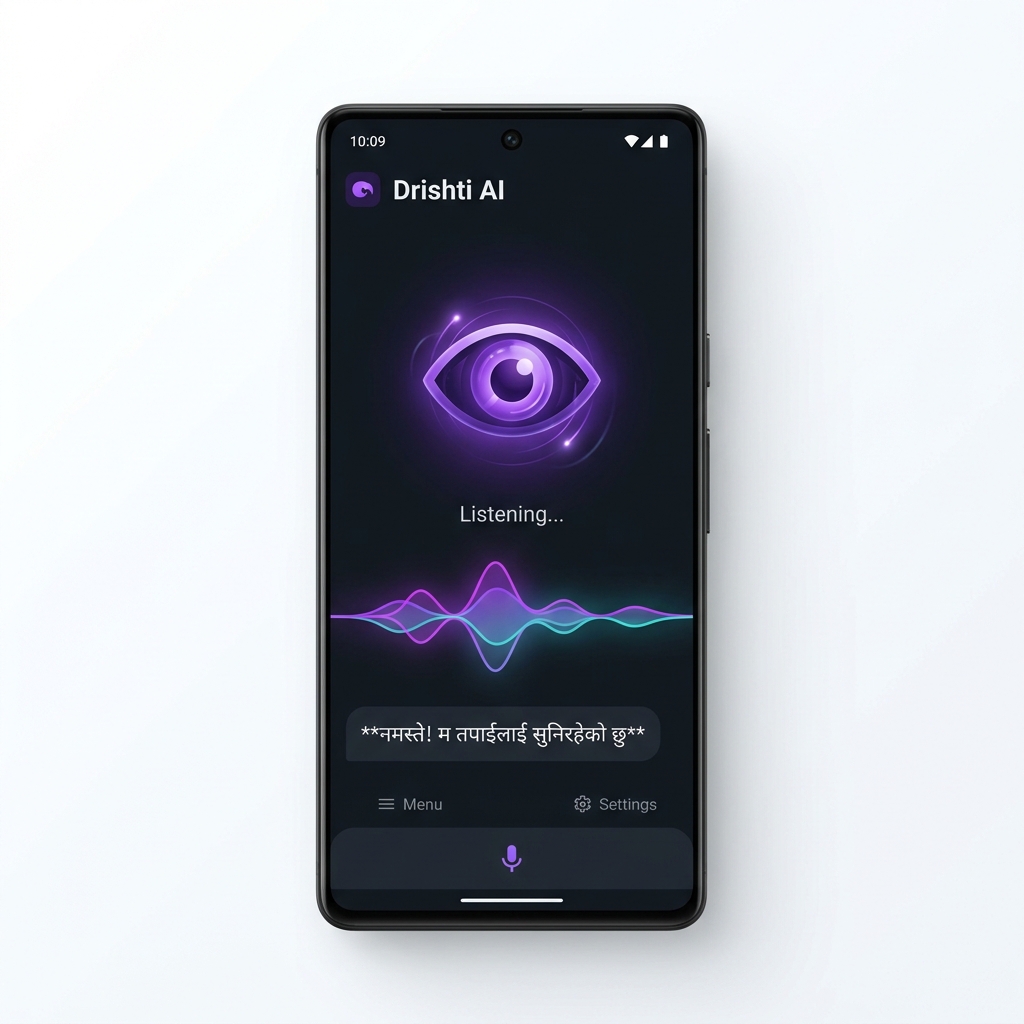 Drishti AI App Screenshot