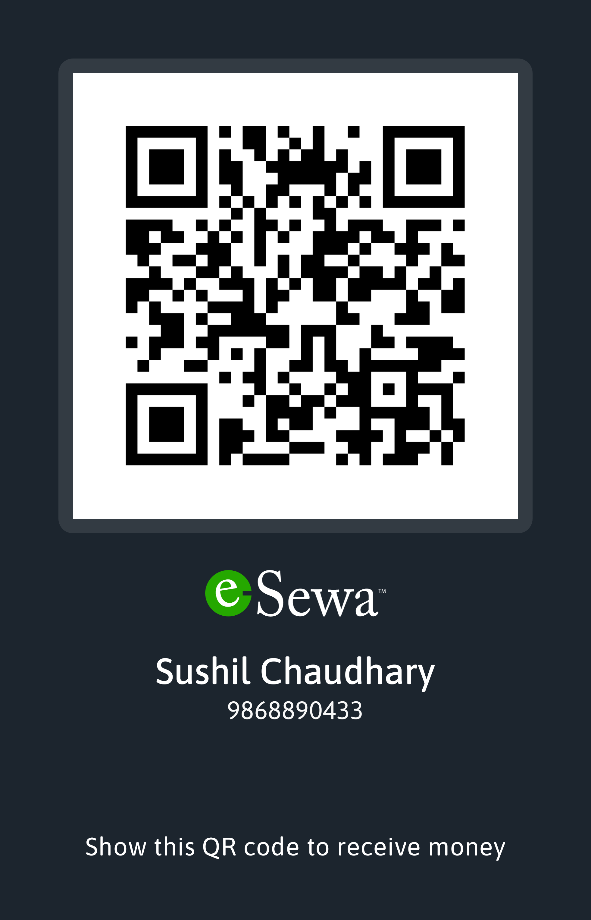Scan QR Code to Pay